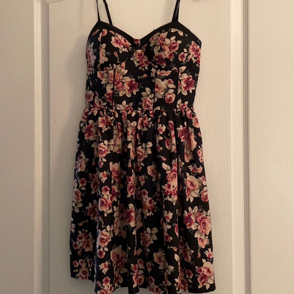 Floral print dress